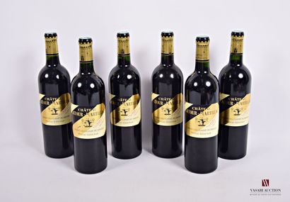 6 Bottles Château LATOUR MARTILLAC Graves...