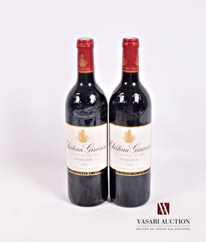 2 Bottles Château GISCOURS Margaux GCC 2006

	And....