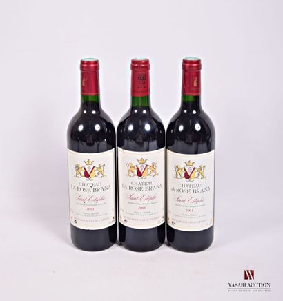 3 Bottles Château LA ROSE BRANA St Estèphe

	2...