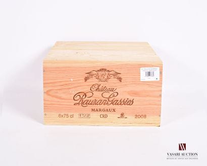 6 Bouteilles	Château RAUZAN GASSIES	Margaux...