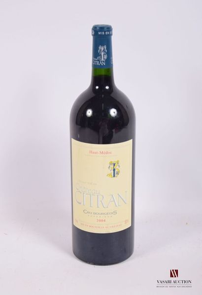 1 Magnum	Château CITRAN	Haut Médoc CBS	2004

	Et....