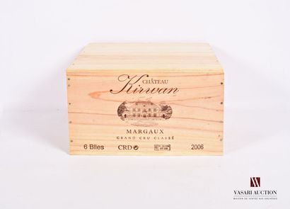 6 Bottles Château KIRWAN Margaux GCC 2006

	CBO...