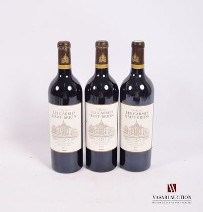 3 Bouteilles	Château LES CARMES HAUT BRION	Pessac...