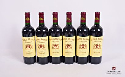 6 Bottles Château MALESCOT St EXUPÉRY Margaux...