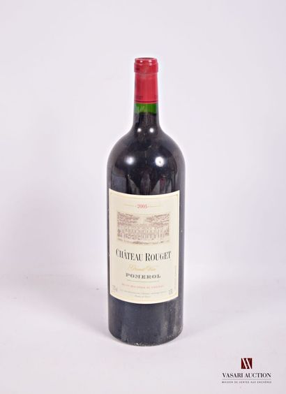 1 Magnum	Château ROUGET	Pomerol	2005

	Et....