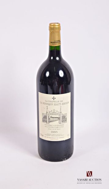 1 Magnum	LA CHAPELLE de LA MISSION Ht BRION	Graves	1998

	Et....