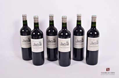 6 bouteilles	Château CANTEMERLE	Haut Médoc...