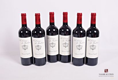 6 Bottles LA DAME DE MONTROSE St Estèphe...