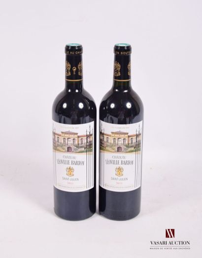 2 Bottles Château LÉOVILLE BARTON St Julien...