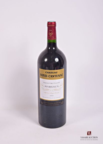 1 Magnum	Château BOYD CANTENAC	Margaux GCC	2009

	Et....