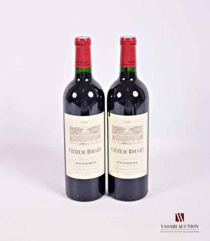 2 Bottles Château ROUGET Pomerol 2000

	Condition:...