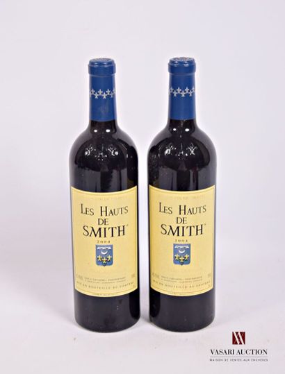 2 Bouteilles	LES HAUTS DE SMITH	Graves	2004

	Présentation...