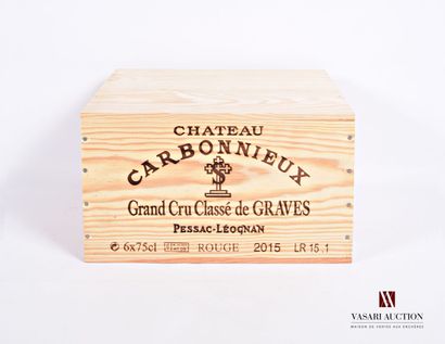 6 Bouteilles	Château CARBONNIEUX	Graves GCC	2015

	CBO...