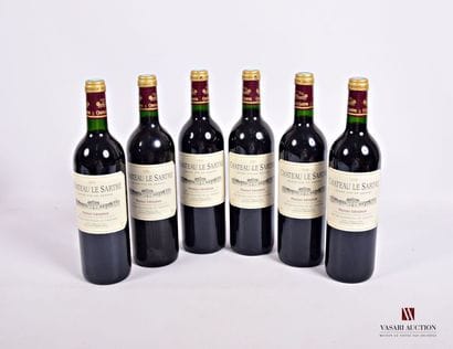 6 Bottles Château LE SARTRE Graves 2000

	And....