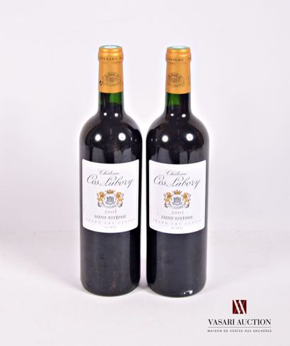 2 Bottles Château COS LABORY St Estèphe GCC...