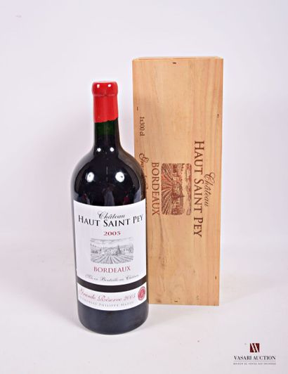 1 DMagnum	Château HAUT SAINT PEY 	Bordeaux	2005

(3...