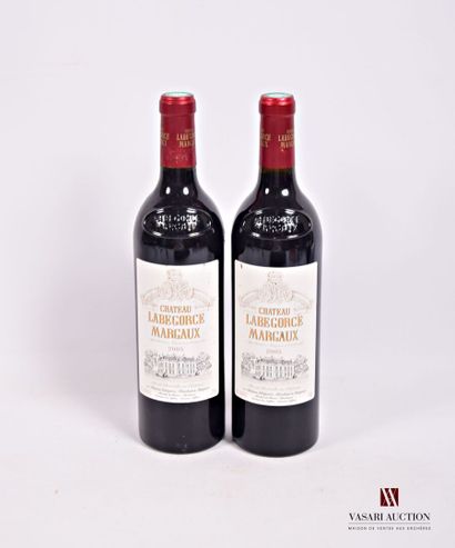 2 Bottles Château LABÉGORCE Margaux 2005

	Slightly...