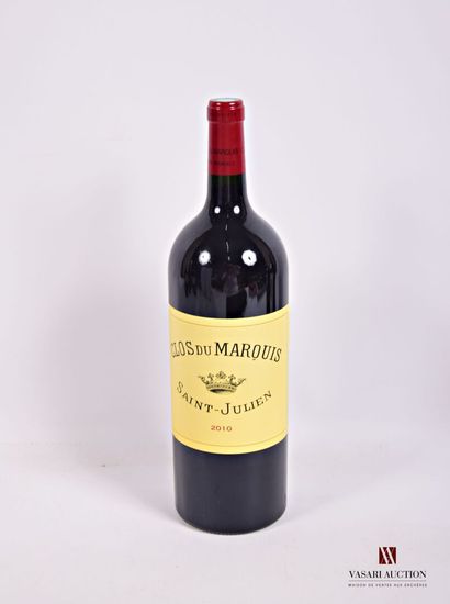 1 Magnum	CLOS DU MARQUIS	St Julien	2010

	Présentation...