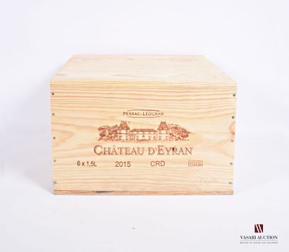 6 Magnums	Château d'EYRAN	Pessac Léognan	2015

	CBO...