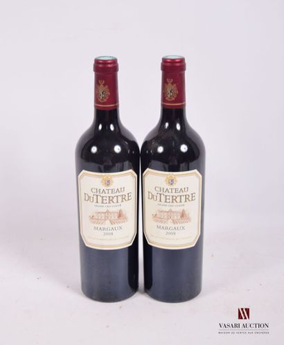 2 Bouteilles	Château du TERTRE	Margaux GCC	2008

	Et.:...