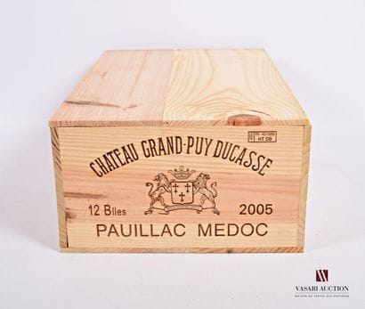 12 Bouteilles	Château GRAND PUY DUCASSE	Pauillac...