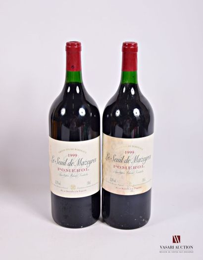 2 Magnums	LE SEUIL DE MAZEYRES	Pomerol	1999

	Et.:...