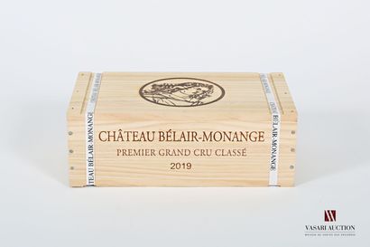 2 bottles Château BÉLAIR-MONANGE St Emilion...