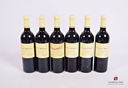 6 Bouteilles	Château MIREBEAU	Pessac Léognan	

	3...