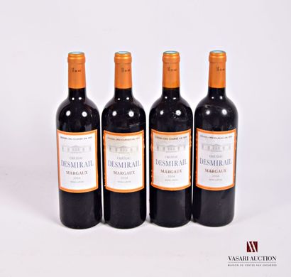 4 Bottles Château DESMIRAIL Margaux GCC 2004

	And....