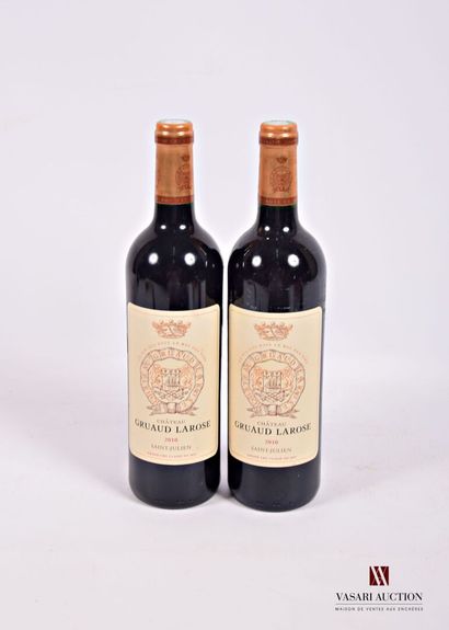 2 Bouteilles	Château GRUAUD LAROSE	St Julien...