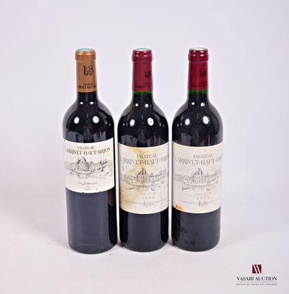 3 Bouteilles	Château LARRIVET HAUT BRION	Pessac...