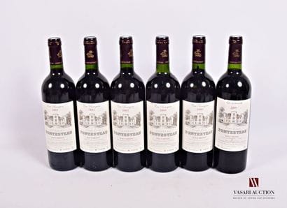 6 Bouteilles	Château FONTESTEAU	Haut Médoc...