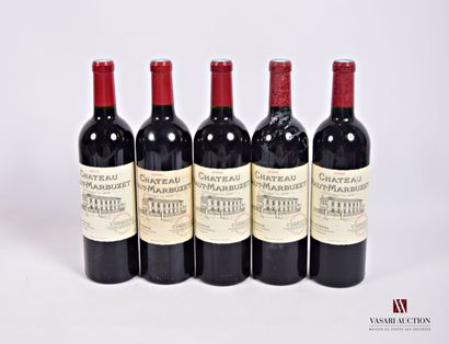 5 Bottles Château HAUT MARBUZET St Estèphe

	1...