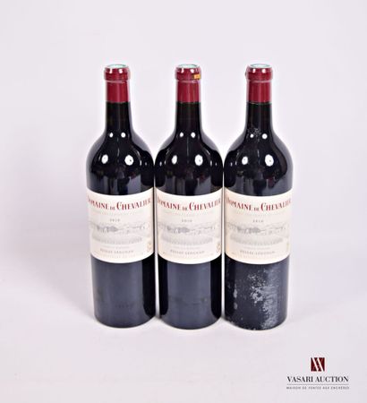 3 Bottles DOMAINE DE CHEVALIER Graves GCC...