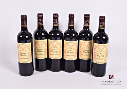 6 Bouteilles	Château GLORIA	St Julien	2009

	Et.:...