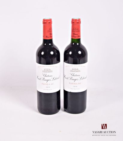 2 Bouteilles	Château HAUT BAGES LIBÉRAL	Pauillac...