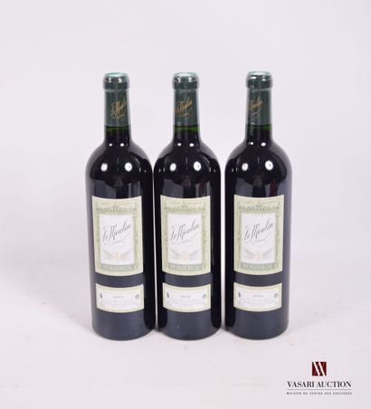 3 Bottles LE MOULIN Pomerol 2010

	Presentation...