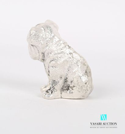 Silver subject representing a sitting Sharpei
Weight...