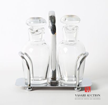 BACCARAT
Oil and vinegar cruet, the bottles...