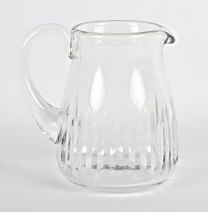 BACCARAT 
Crystal water pitcher Cassino model,...