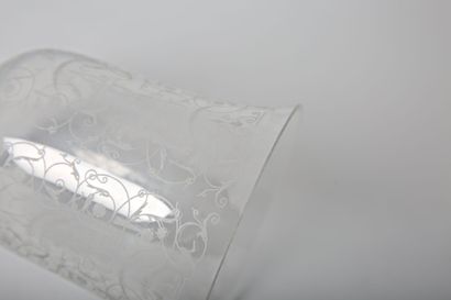 BACCARAT
Lot including two crystal vases...