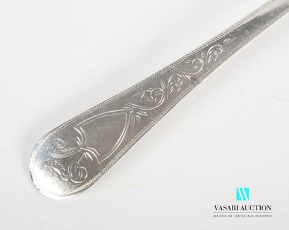 Silver sprinkling spoon (1819-1838), the...