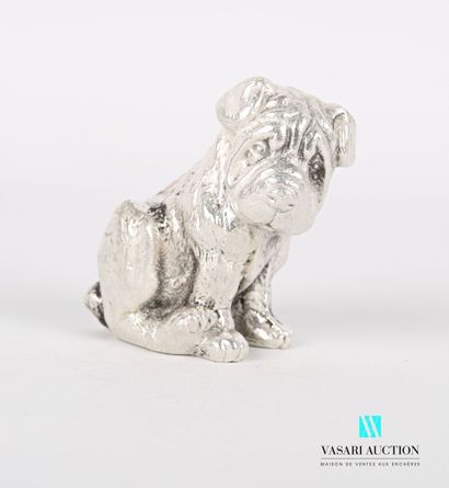 Silver subject representing a sitting Sharpei
Weight...