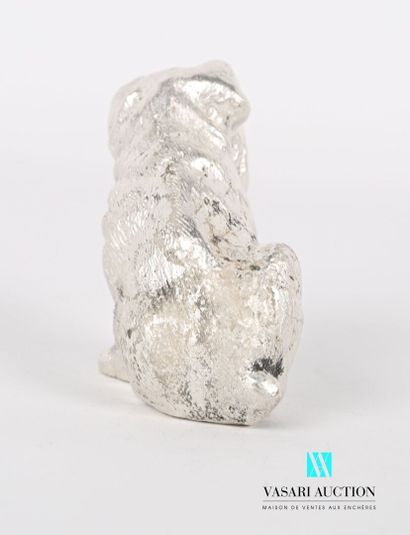 Silver subject representing a sitting Sharpei
Weight...