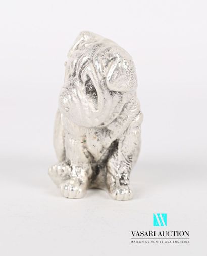 Silver subject representing a sitting Sharpei
Weight...