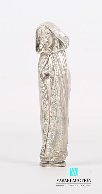 Blind stamp in silver, the handle showing...