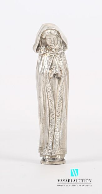 Blind stamp in silver, the handle showing...