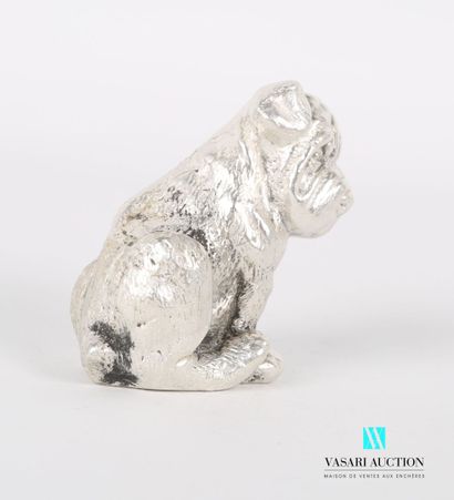 Silver subject representing a sitting Sharpei
Weight...