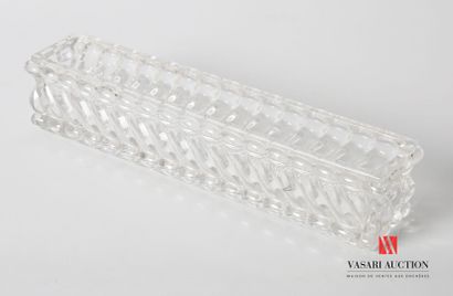BACCARAT
Lot including two elements of table...
