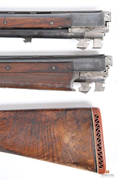 Fusil de chasse à platines AYA, canons superposés...